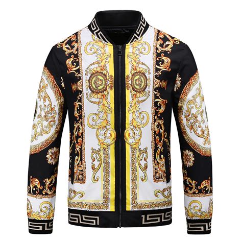 versace übergangsjacke herren|Men's Luxury and Designer Jackets & Coats .